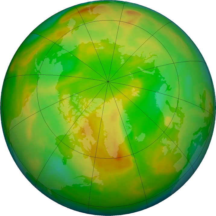 Arctic ozone map for 28 May 2016